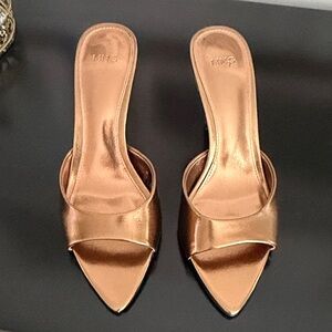 Mango Bronze Mule - Women's Heels